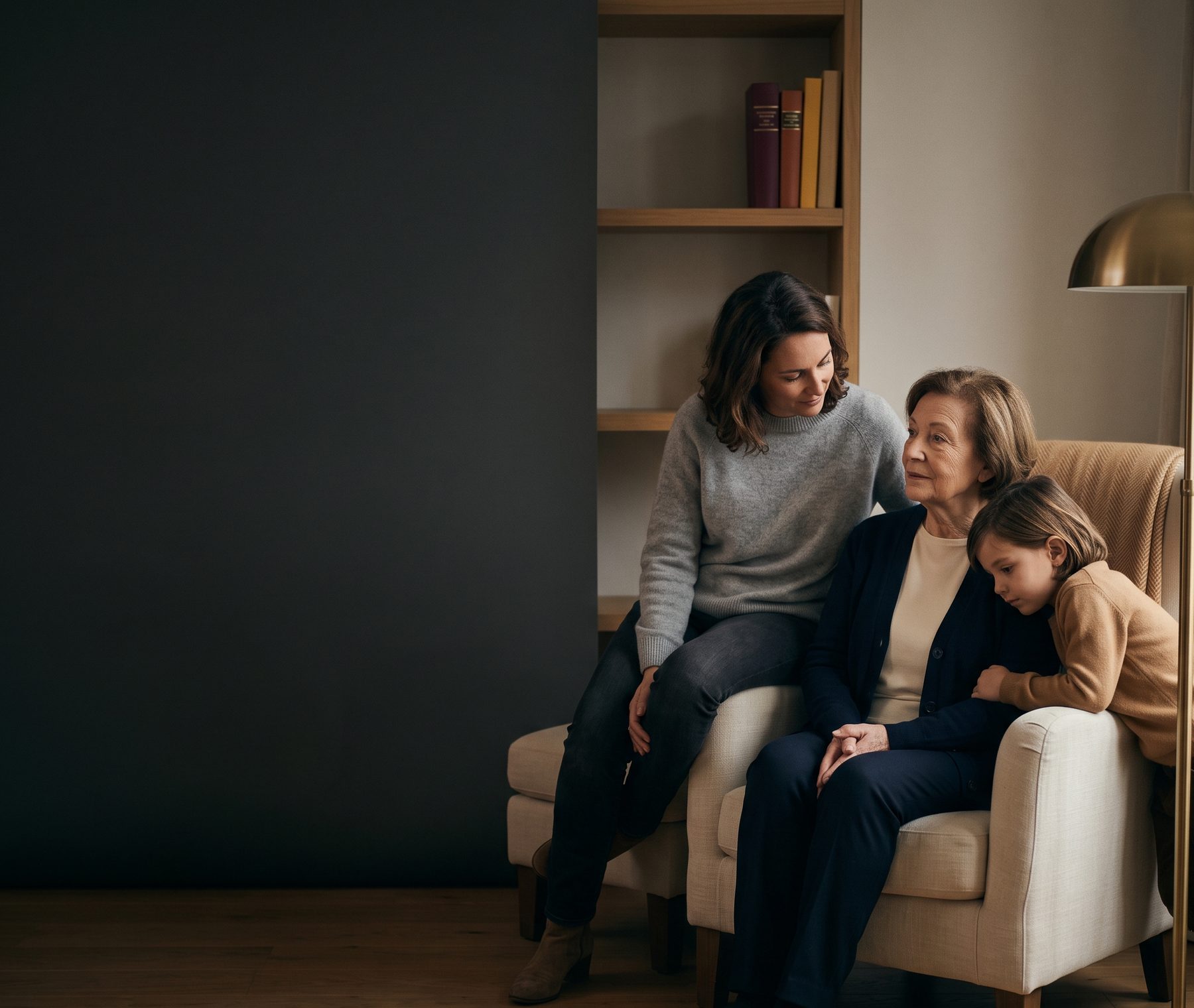 Trois générations d'une même famille, accompagnées par Meridian Patrimoine pour la transmission de leur patrimoine